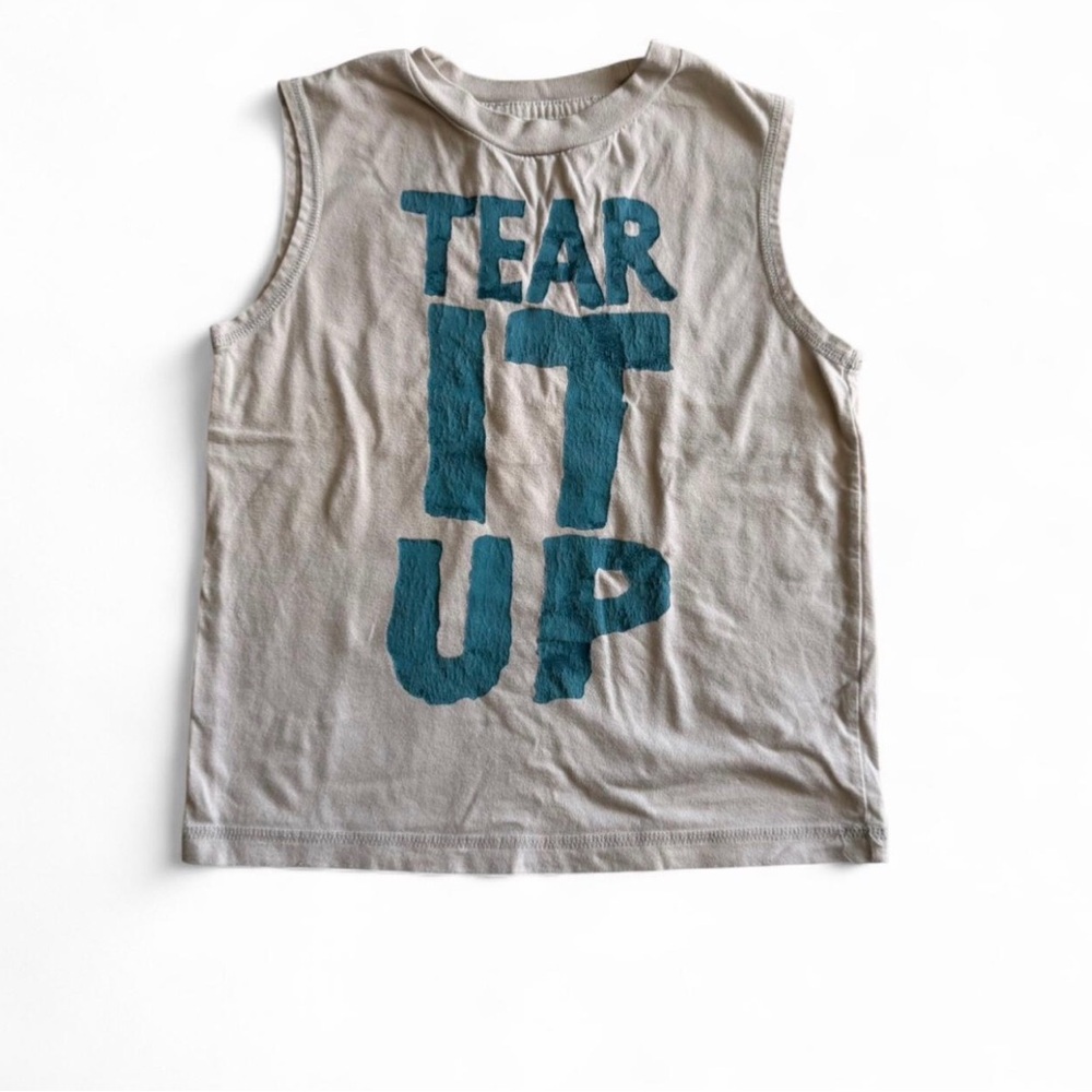 Mossimo Boys “Tear It Up” Graphic Tank Top Size XS 4/5